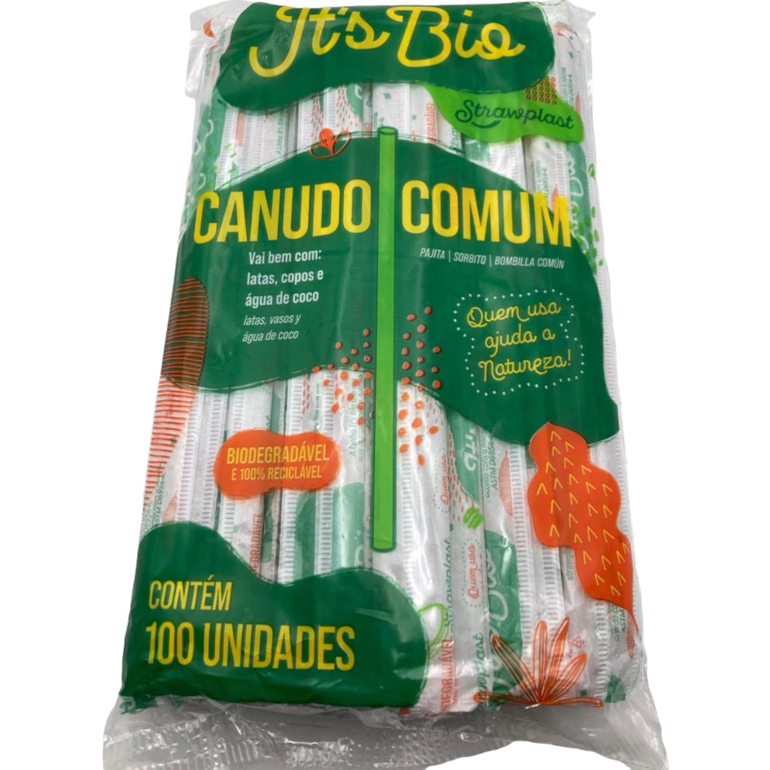 Bombilla Compostable X100