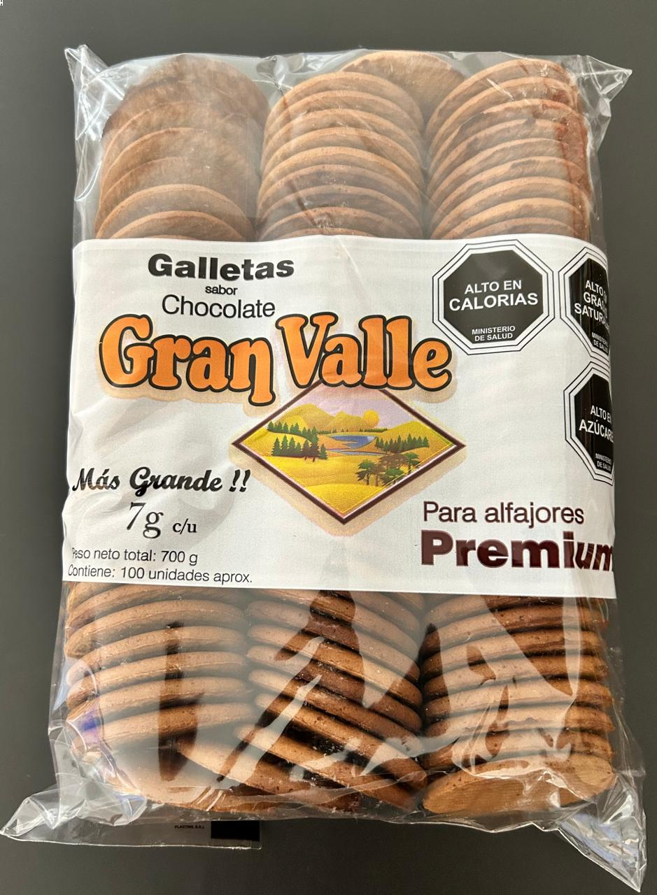 Galleta Alfajor Gran Valle Chocolate
