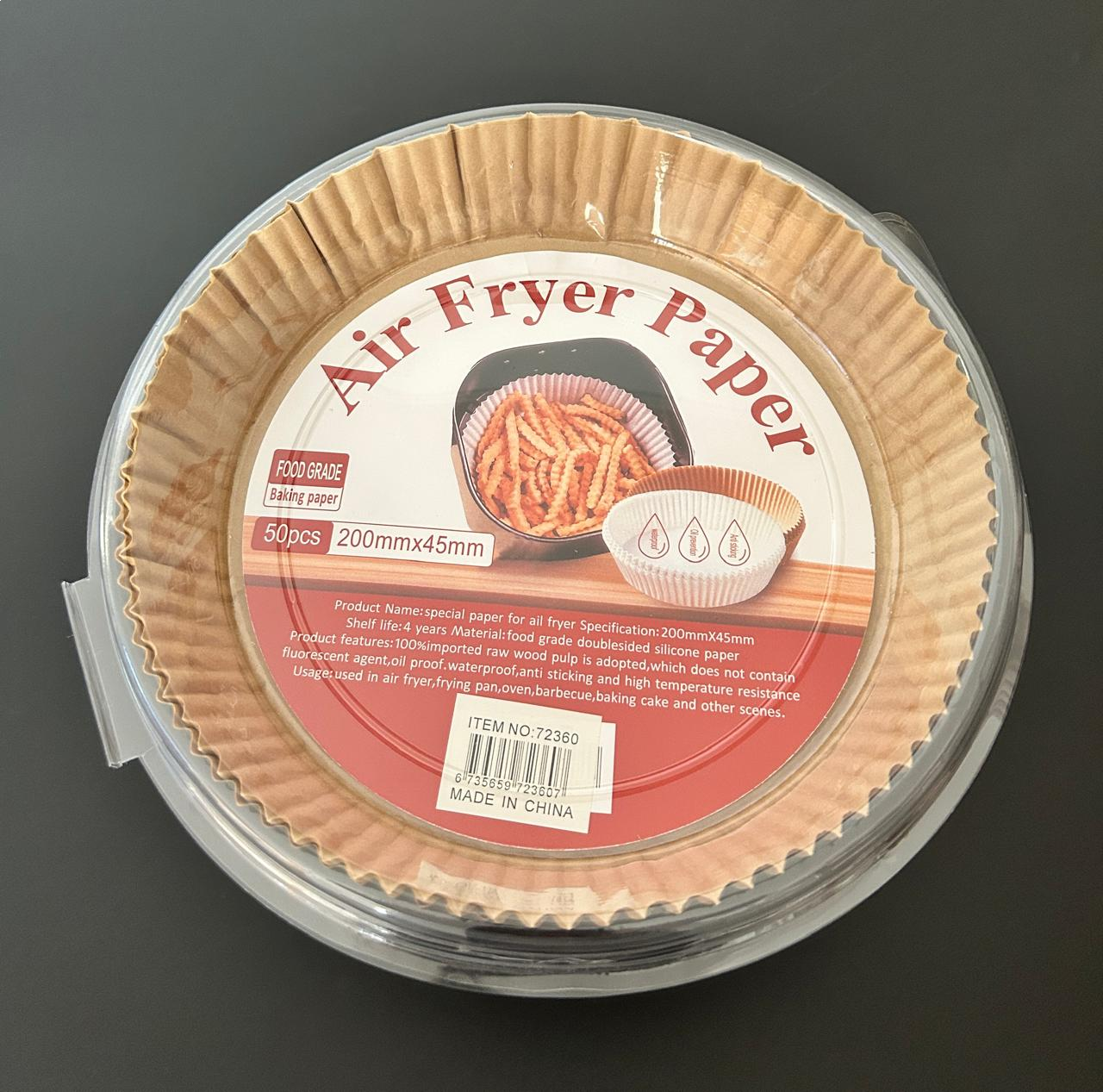 Papel Freidora De Aire 20cm