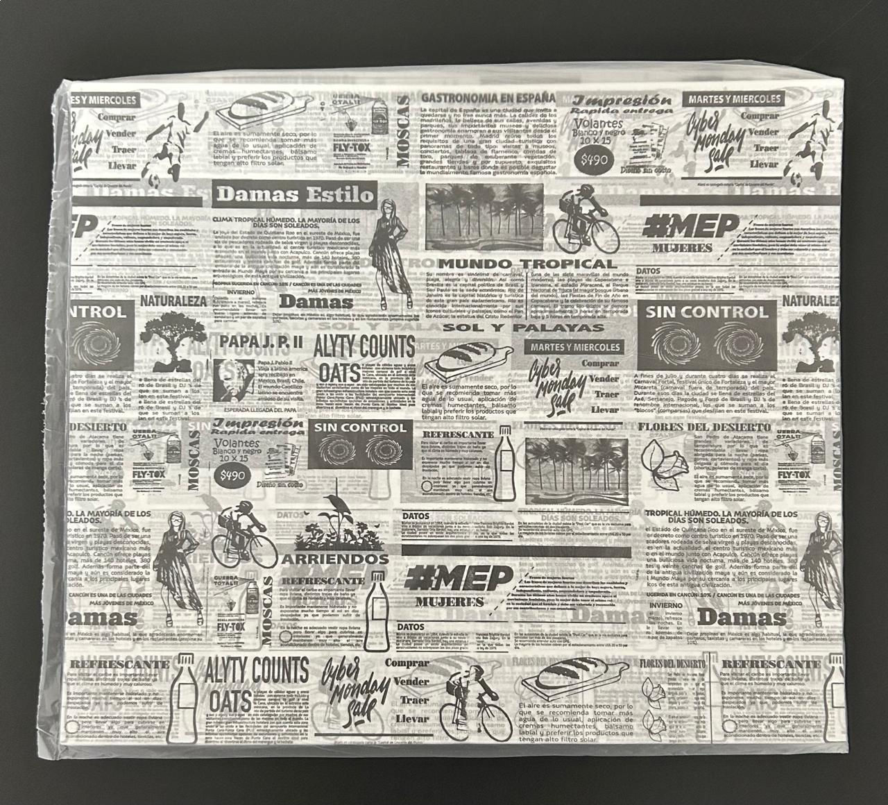 Papel Sandwich 28x33 Time X 100