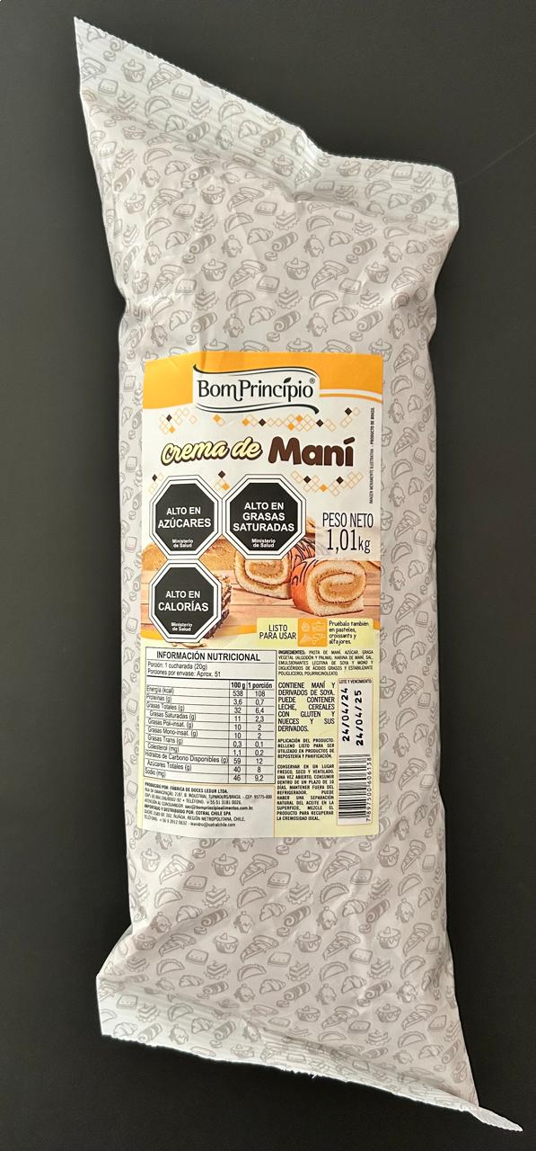 Relleno Crema De Mani 1 Kilo